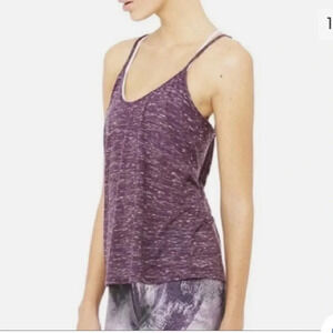 Alo yoga women’s purple tank top size Small